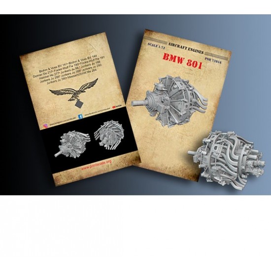1/72 Aircraft Engines BMW 801