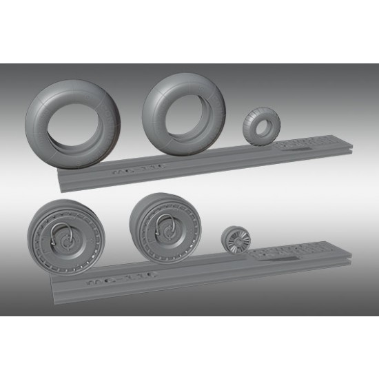 1/72 Messerschmitt Bf 110 Wheels