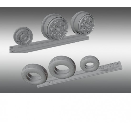 1/72 Lightning F-35 Rubber Wheels