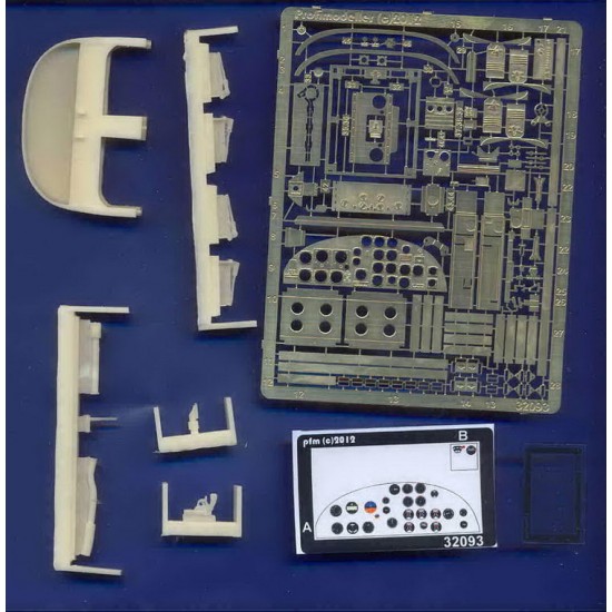 1/32 North American B-25 Mitchell Strafer Cockpit Set for HK Models