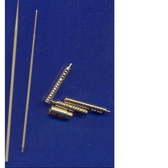 1/32 Mikoyan-Gurevich MiG-19 Gun Barrels w/Pitot Tube Type A for Trumpeter kits