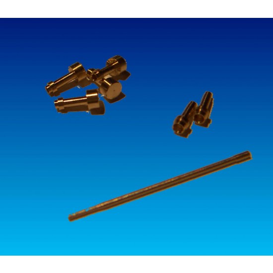 1/32 Heinkel He 219 Gun Barrels & Pitot Tube for Revell kits (7 brass parts)