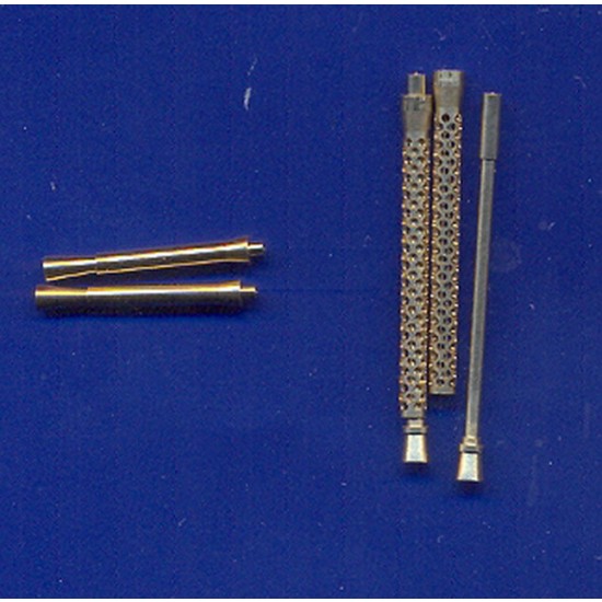 1/32 Messerschmitt Bf 109 E-4 Barrels for Eduard kits (6 Brass parts)