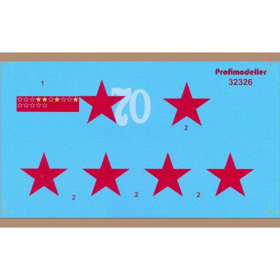 Decal for 1/32 Curtiss P-40 Warhawk G.V.Gromov