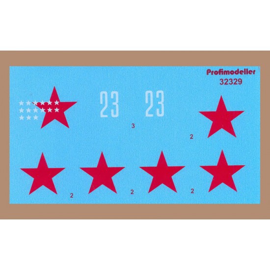 Decal for 1/32 Curtiss P-40 Warhawk Kuznetsov