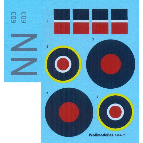 Decals for 1/32 Consolidated B-24 Liberator GR Mk.V A.Cirko "600"