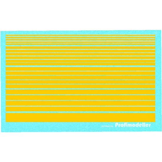 Decals for 1/32 Yellow Strips (strips 1, 2 , 3 , 4 and 8mm)