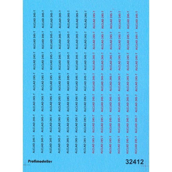 Decals for 1/32 USAF Stamped Sheets