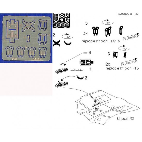1/32 Junkers Ju-87G External set for Hasegawa/Trumpeter kits