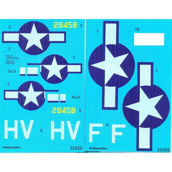 Decals for 1/32 Republic P-47D-5-RE Thunderbolt November 1943