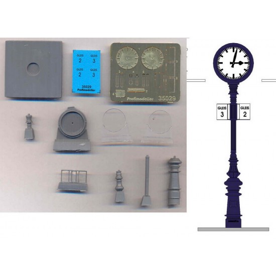 1/35 WWll Bahnnofduhr Station Clock