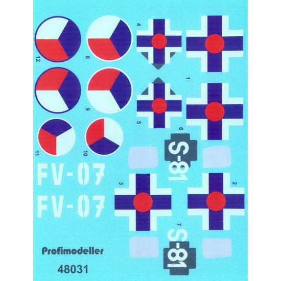 1/48 He-111 H CS and SK Marking Decal
