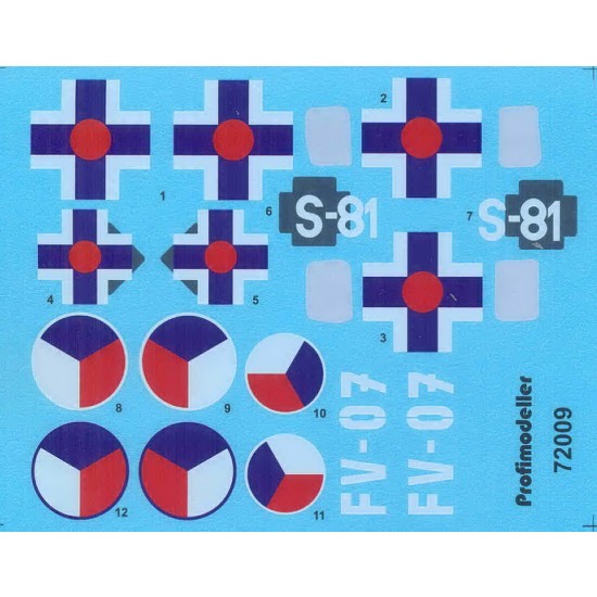 1/72 Heinkel He-111 Czechoslovak and Slovak Decal