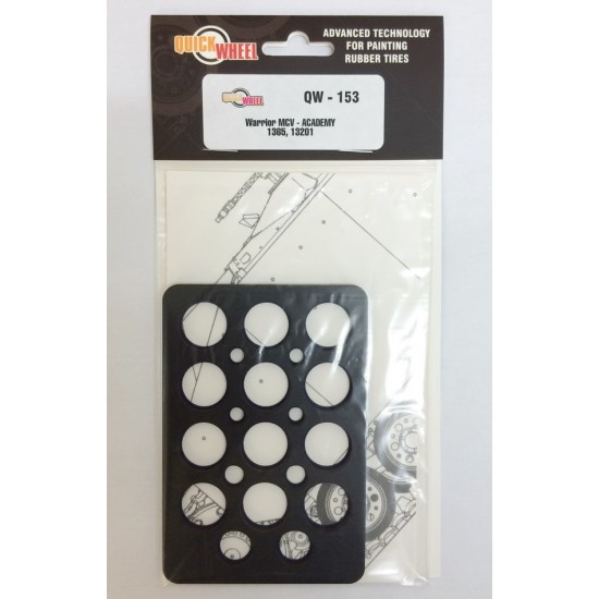 1/35 Warrior MCV Wheel Mask for Academy kits #1365/13201