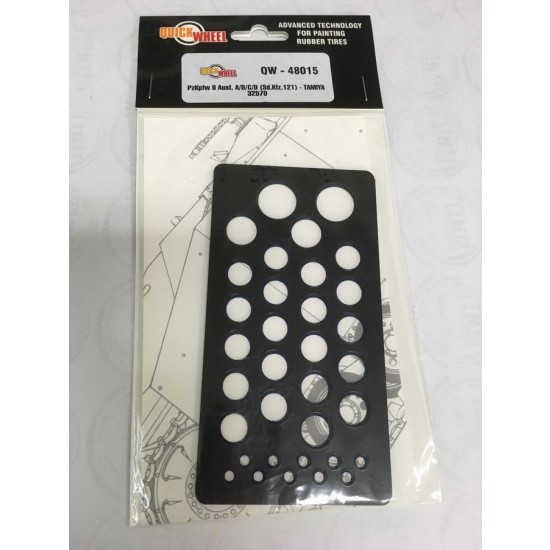 1/48 Pz.Kpfw.II A/B/C/D (SdKfz. 121) Wheel Mask for Tamiya kits