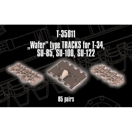 1/35 Wafer type Tracks for T-34, SU-85, SU-100, SU-122