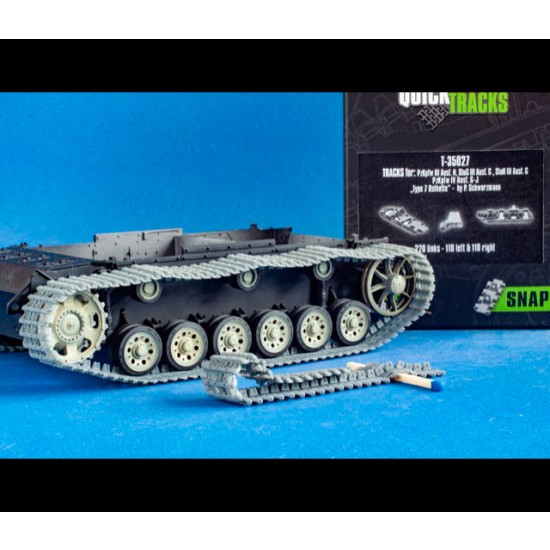 1/35 Tracks for PzKpfw. III Ausf. N StuG III G StuH III G PzKpfw. IV G-J - 8 Ostkette