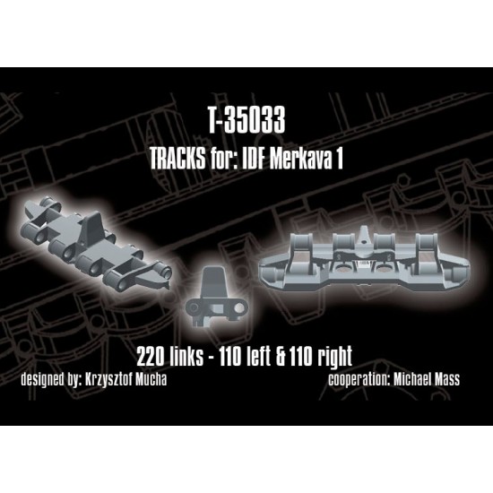 1/35 Tracks for IDF Merkava Mk I