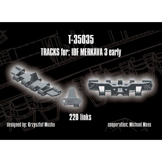 1/35 Tracks for IDF Merkava Mk 3 early