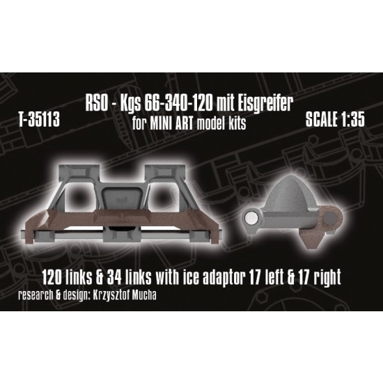 1/35 RSO Tracks - Kgs 66-340-120 with Ice Grousers for MiniArt kits