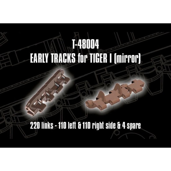 1/48 Tracks for Tiger I (mirror) Early