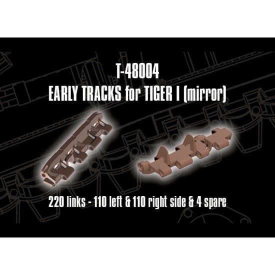 1/48 Tracks for Tiger I (mirror) Early