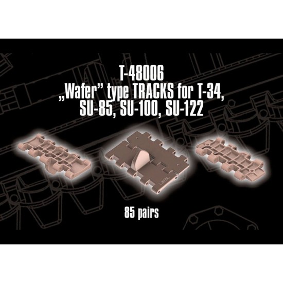 1/48 Wafer type Tracks for T-34, SU-85, SU-100, SU-122