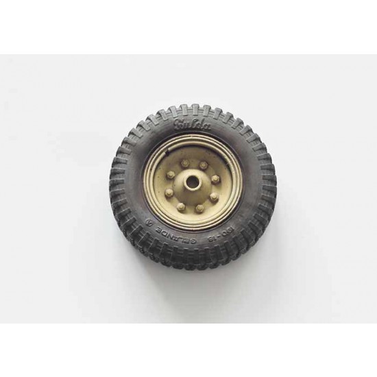 1/35 SdKfz.251 / SdKfz.11 Front Wheels (Fulda) with Wheel Mask 