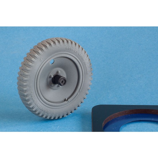 1/16 Sd.Kfz. 250 Front Wheels for Das Werk kits (common off-road)