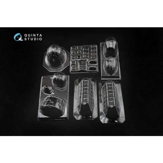 1/72 Pe-8 Vacuformed Clear Canopy for Zvezda Kit #7264