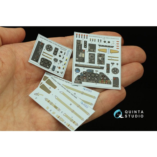 1/32 Do 335A-12 Interior Details on 3D Decal for Zoukei-mura kits