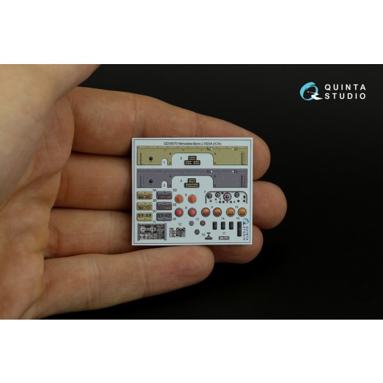 1/35 Mercedes-Benz L1500A Interior Detail Parts for ICM kits