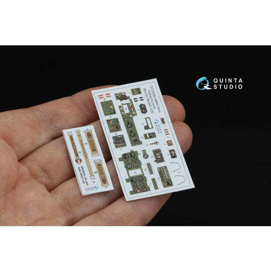1/35 A6M2 Zero (Nakajima Prod.) Interior 3D Decal for Border Model
