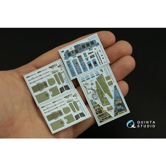 1/48 Sukhoi Su-34 Interior Detail Parts for KittyHawk kits
