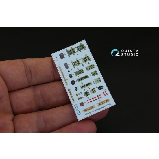 1/48 Mitsubishi A6M3 Zero 3D Printed & Coloured Interior Decal Parts for Tamiya