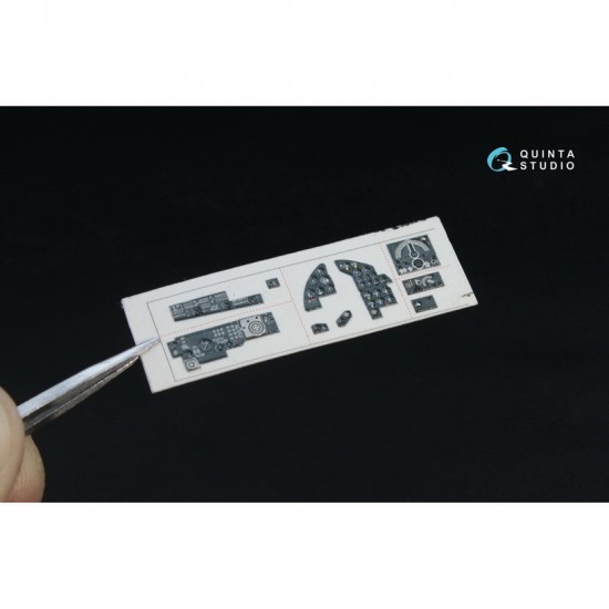 1/72 Pe-2 Interior Detail Set (on decal paper) for Zvezda Kit #7283