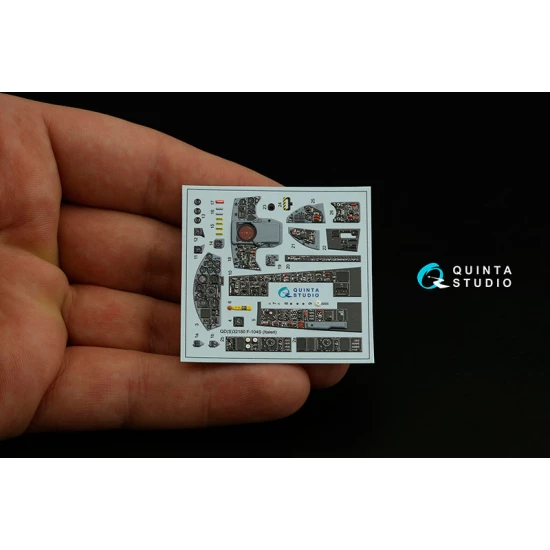 1/32 F-104S Coloured Interior Detail Parts for Italeri kits #Small