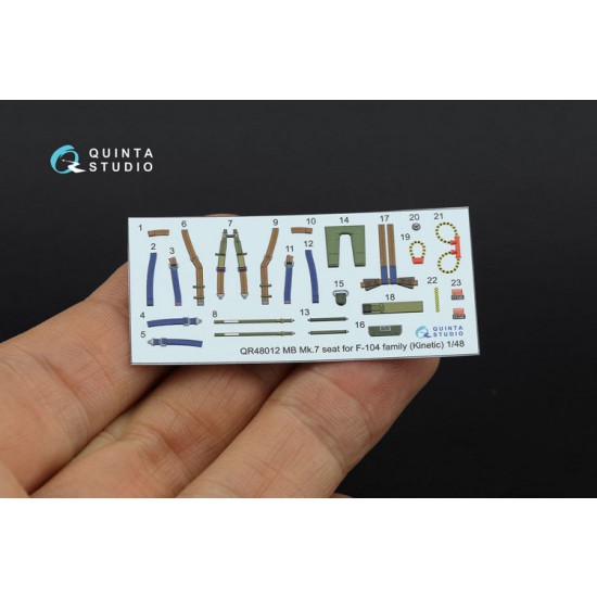 1/48 Lockheed F-104 Starfighter MB Mk.7 Seat for Kinetic kits