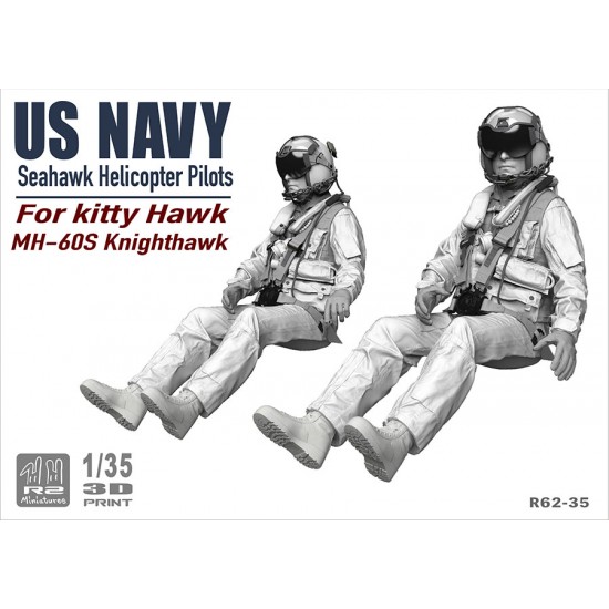 1/35 USN Sea Hawk Helicopter Pilots for Kitty Hawk MH-60S Knighthawk