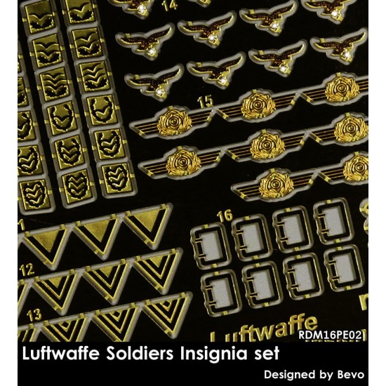1/16 Luftwaffe Soldiers Insignia Set