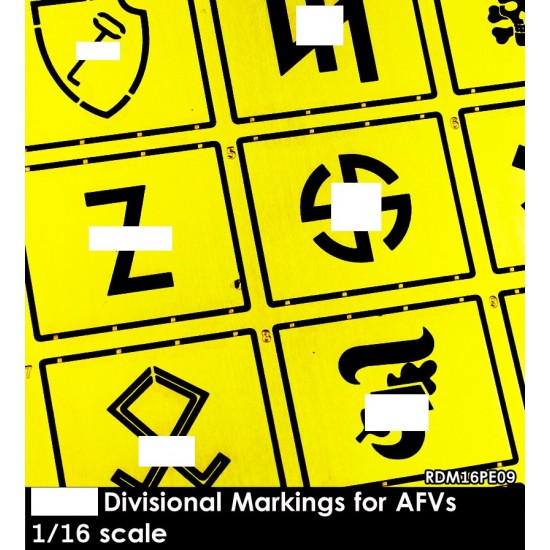 1/16 W-SS Divisional Markings for AFVs