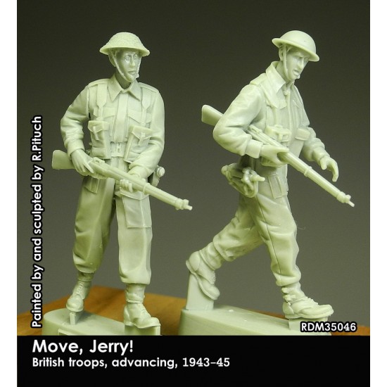 1/35 Move, Jerry! British Troops Advancing 1943-45 (2 figures)