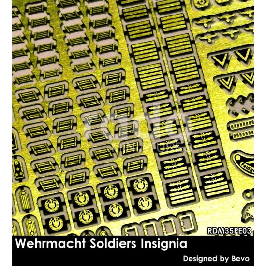 1/35 Wehrmacht Soldiers Insignia PE Parts
