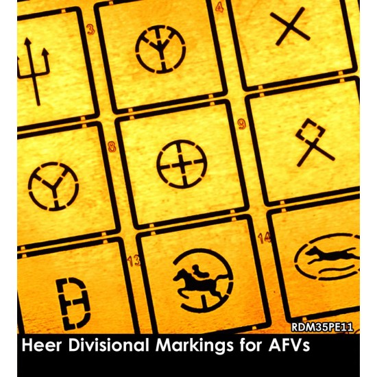 1/35 AFVs Heer Divisional Markings