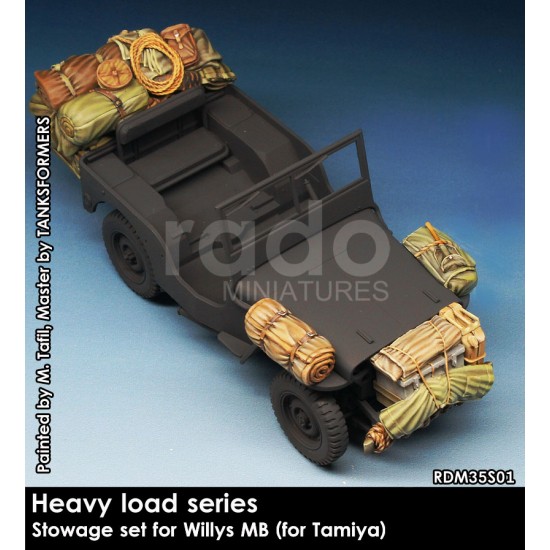 1/35 Willys MB Heavy Load Stowage for Tamiya kits