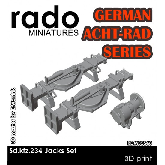 1/35 Sdkfz.234 Series Jacks (3 Types)