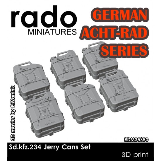 1/35 Sdkfz.234 Series Six Jerry Cans Set