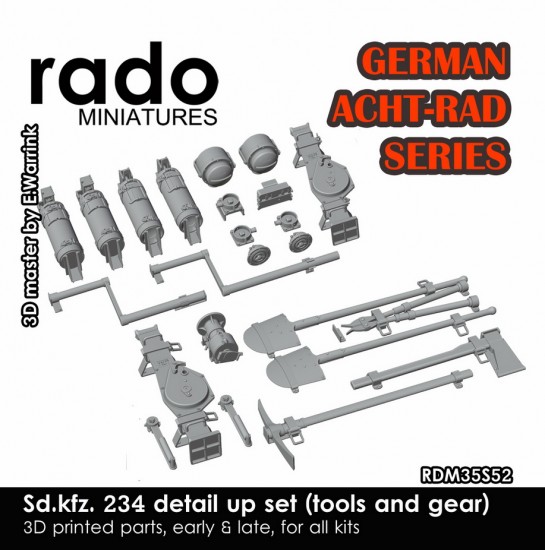 1/35 Sdkfz.234 Series Tools and Gear