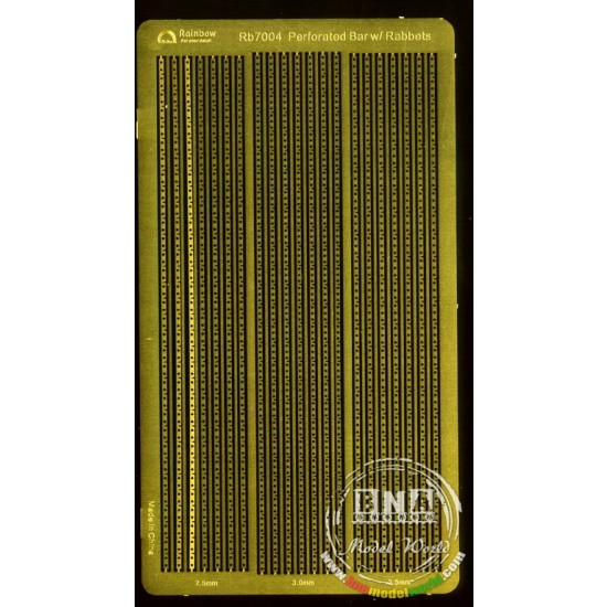 1/700 Perforated Bar with Rabbets