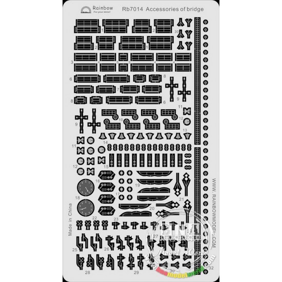1/700 Bridge Accessories for IJN Ships